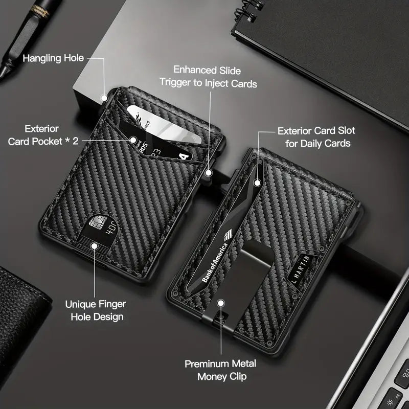 The Luxium™ Ultra Slim Pop Up Wallet